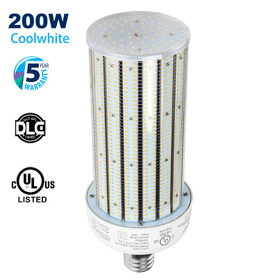 200W LED Corn Bulb E39 Mogul Base 5000K Large Area Factory Office High Bay Light