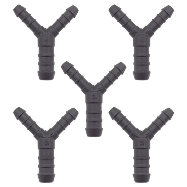 5 X You.S Original Schlauchverbinder ZwischenstüCk RGV Ø 8X12X8 Mm - Y Form-image