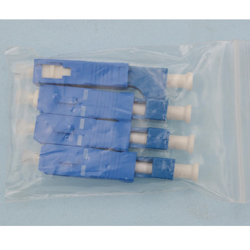 2 pcs Optical SC male to LC female fiber optic adapter Coupler High Quality  - Image 3 of 3