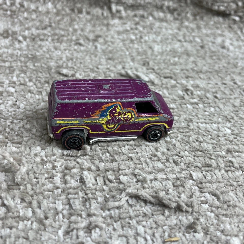 Hot Wheels Redline Super Van 1974 ciruela moto cross parabrisas ahumado Foto 2 de 4