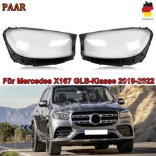 Klar Scheinwerferglas Streuscheibe für Mercedes X167 GLS63 2019-22 Links Rechts Klar Scheinwerferglas Streuscheibe für Mercedes X167 GLS63 2019-22 Links Rechts