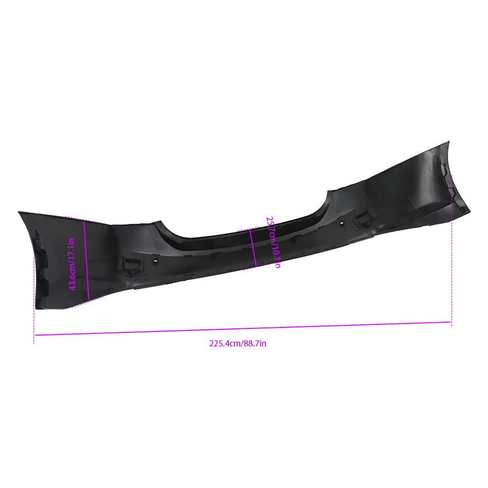 Primered Rear Bumper Cover For 2016 2017 2018 Chevy Malibu With Park ...