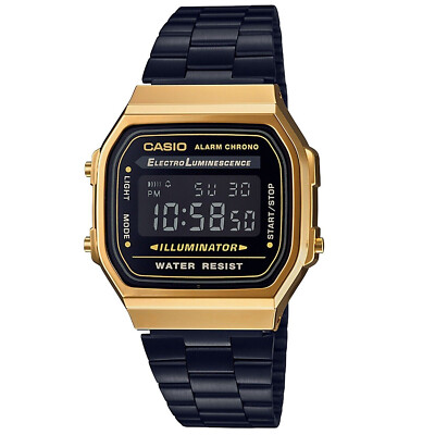 CASIO Vintage Watch A168WEGB-1B Brand New Box /Booklet | eBay CASIO Vintage Watch A168WEGB-1B Brand New Box /Booklet | eBay
