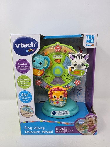 VTech Baby Sing Along Spinning Wheel Baby Sensory Toy 6+ Months - New In Box