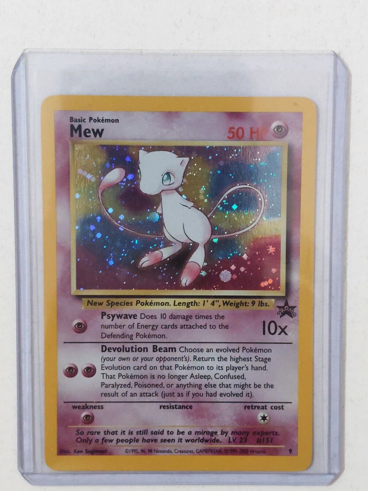 Pokemon Card - Black Star Promo #9 - MEW (Holo-foil)