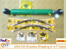 Lva14158 For John Deere Track Rod Hydraulic Cylinder-oem With Hoses+oring+stud