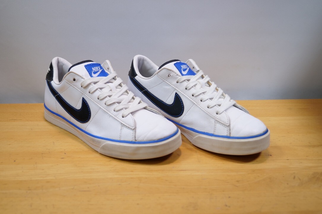 NIKE SWEET CLASSIC LEATHER 318333 148 White / Black MEN Size NIKE SWEET CLASSIC LEATHER 318333 148 White / Black MEN Size