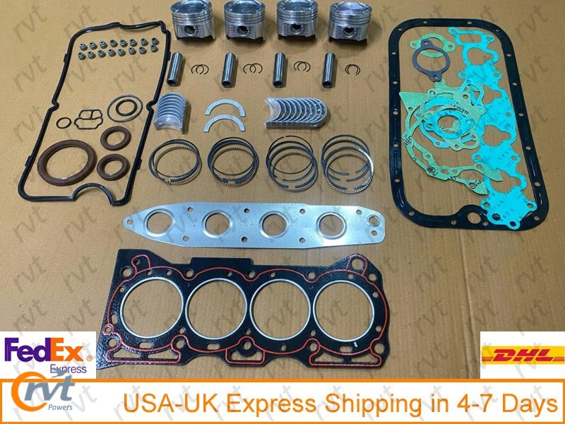 Suzuki Samurai SJ413 G13BB 16V Complete Engine Rebuild Kit Pistons