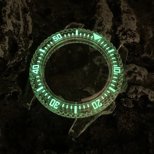 Cassa orologio plastica trasparente 40 mm adatta per NH35/NH36 parte riparazione movimento orologio - Foto 4 di 7