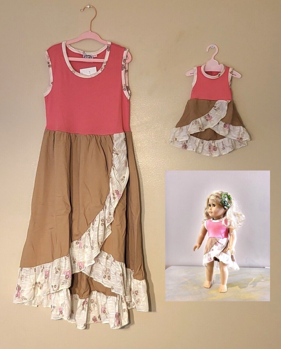 Girl & 18" Doll matching outfit - Doll is NOT included