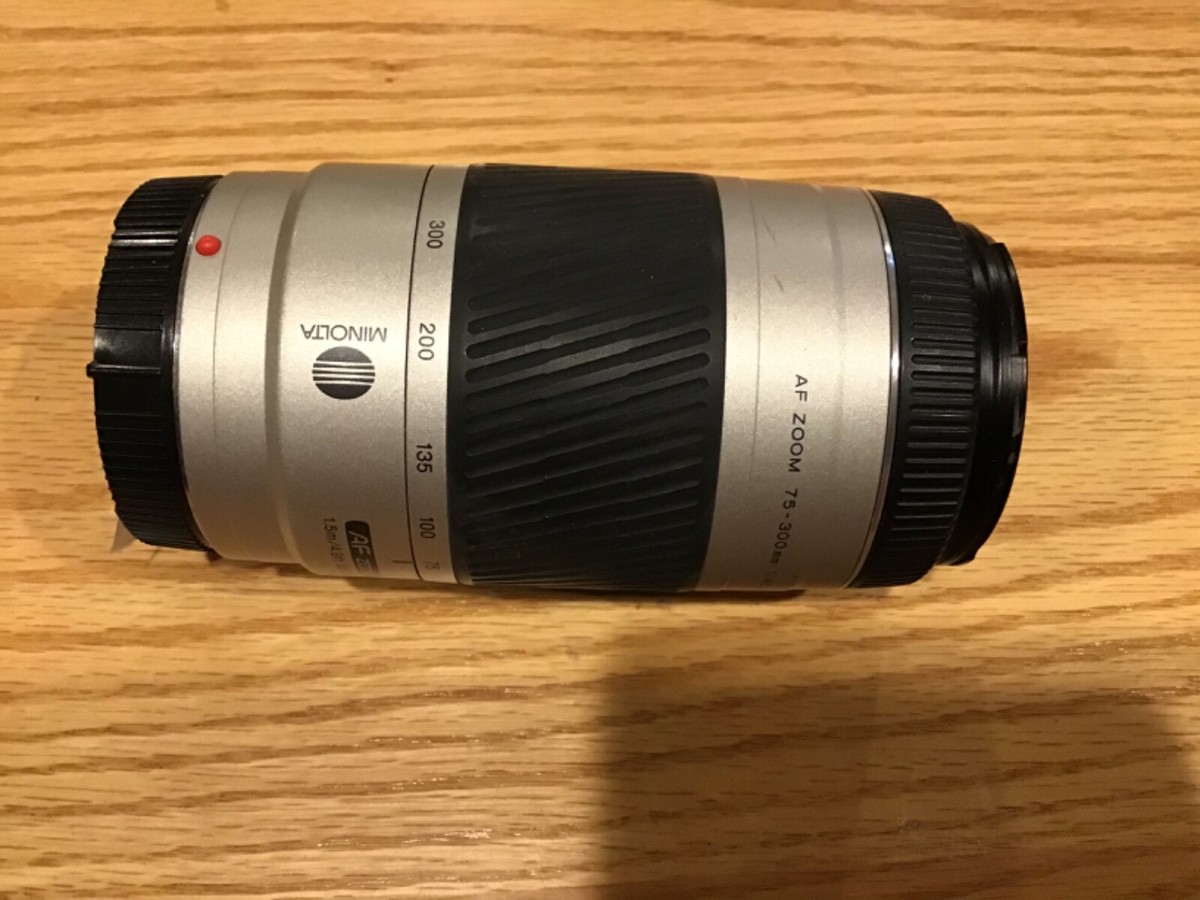 Minolta AF Zoom 75-300mm f/4.5-5.6 D SLR Lens Sony A Mount | eBay