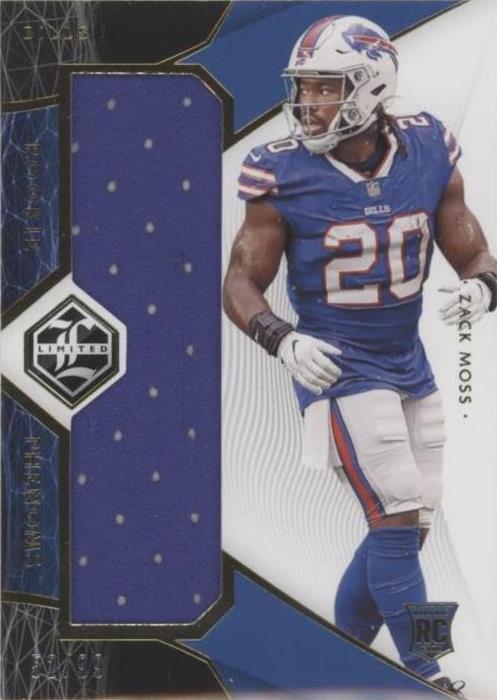 2020 Panini Limited Zack Moss #RP-ZM - 1 of 2