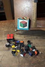 Vintage Broken "Wonderful" Puzzle Twist Cube AS IS Broken in Box