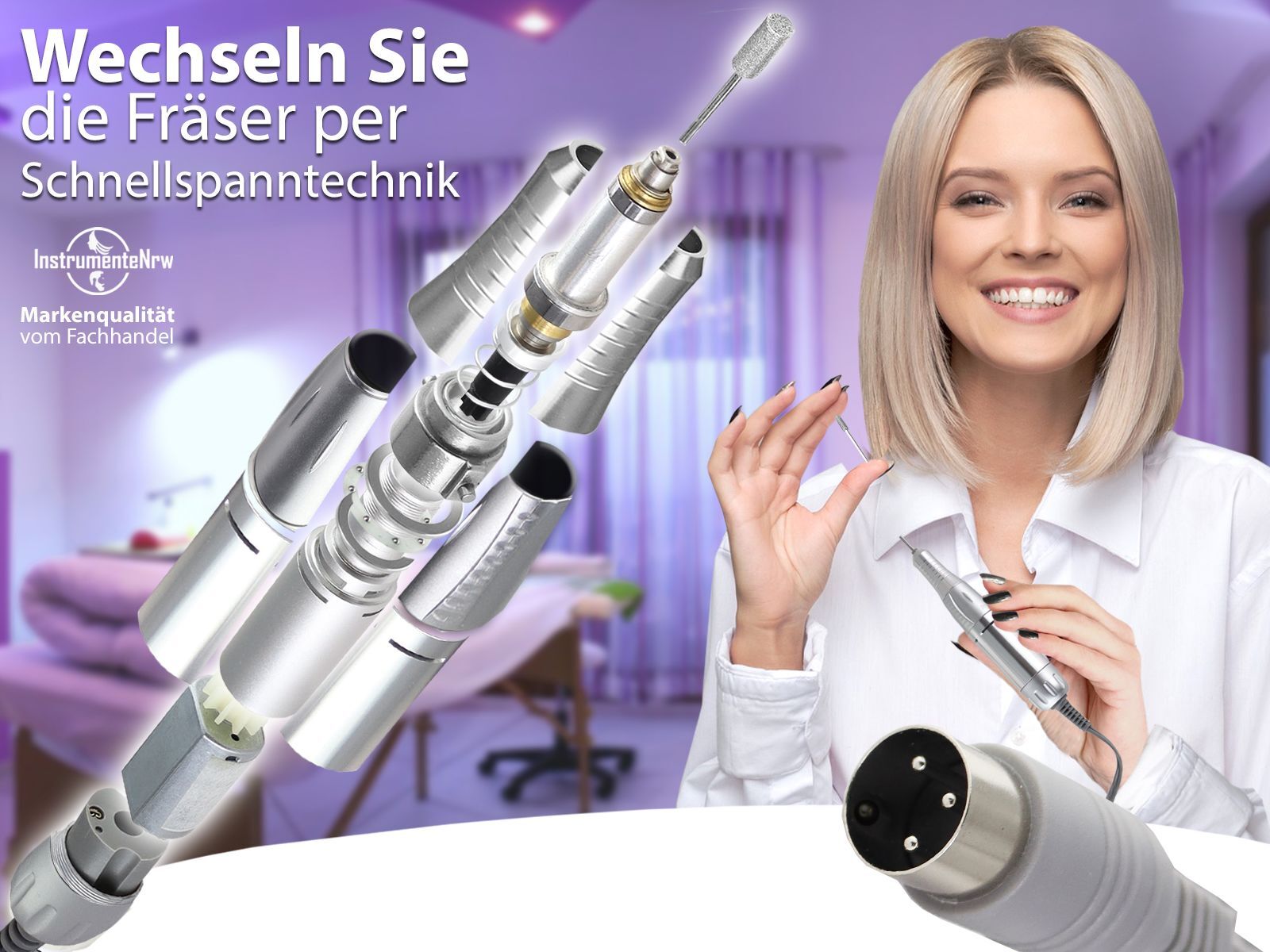 Universal Handstück-Ablage Für Fußpflegegeräte – Halterung Für Fräser-Handstücke, Ordnungshilfe Für Pediküre-Sets