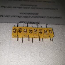 NOS PHILIPS KS443 9760pF 63V 1 STYROFLEX HI-END POLYSTYRENE CAPS 8pcs 