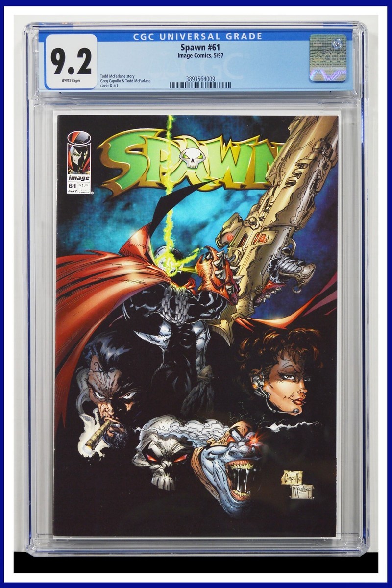 Spawn #61 CGC Graded 9.2 Image 1997 Todd McFarlane Cover White