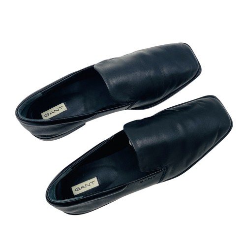 GANT Women's Black Leather Slip On Loafers Dress Shoes Size EUR 40 UK 6.5 US 8.5 - Picture 11 of 19