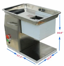 TechTongda QX Stainless Commercial Meat Slicer with 4mm Blade Brand New