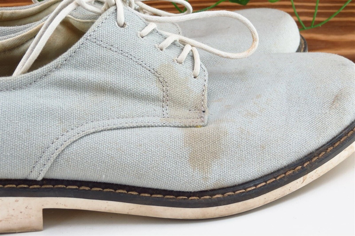 Bass Shoes Sz 10 D Gray Derby Oxfords Fabric Men | eBay