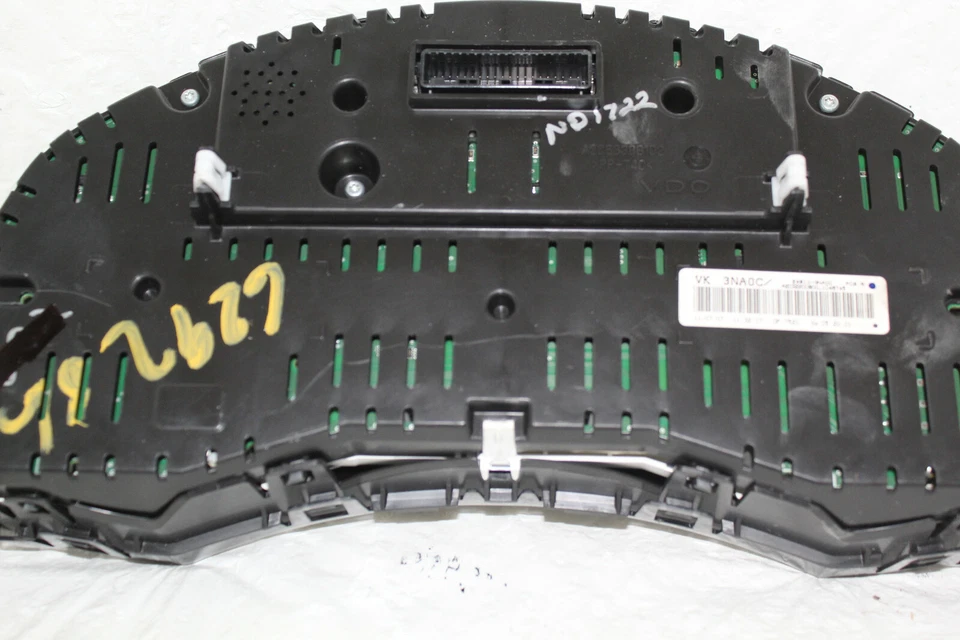 Cuadro de instrumentos velocímetro Nissan 2011 2012 panel hoja indicadores 40.669 millas Foto 2 de 4