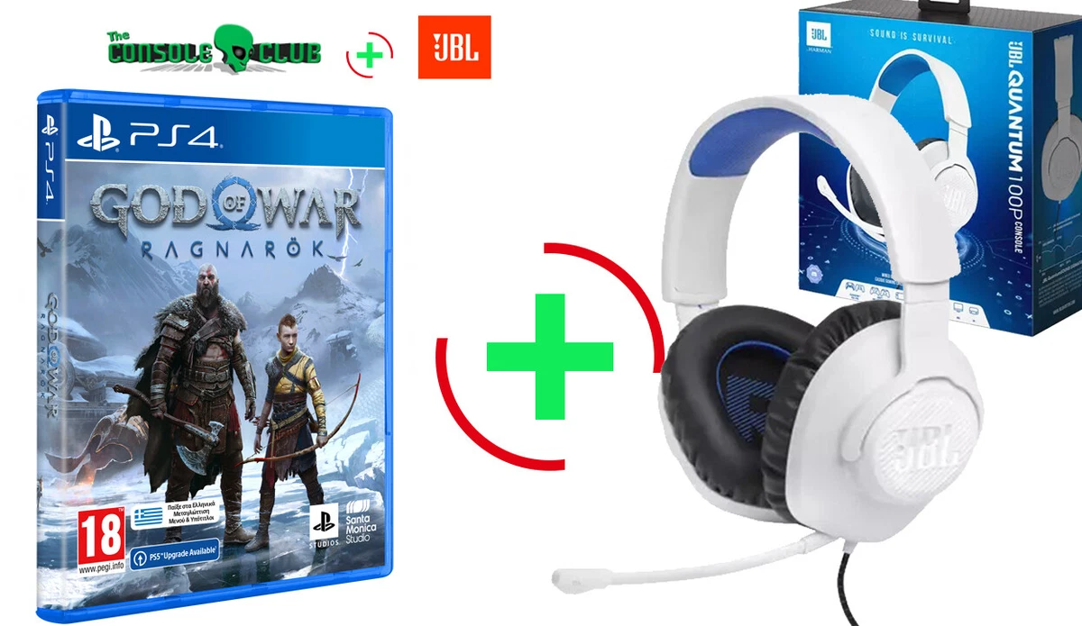 God Of War Ragnarok PAL + JBL 100P Gaming Headset PS5/PS4 Ideal | eBay