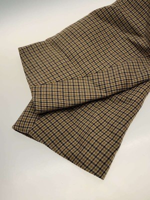 AURALEE Others 17AW Double Face Check Long Coat 4 Wool Beige
