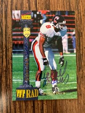 1994 Signature Rookies Autographed Football Card Michael Davis Cincinnati Oilers