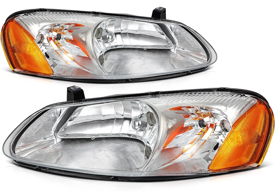 Fits 2001-2006 Dodge Stratus 2001-2003 Chrysler Sebring Headlights Assembly Pair Foto 2 de 4