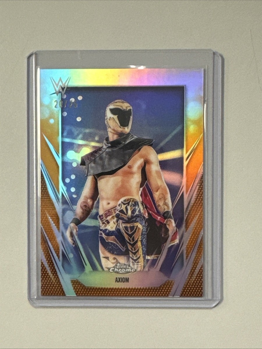 2026 Topps Chrome WWE Axiom Orange Refractor /25 | eBay