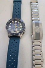 Zelos Mako V3 Steel Ti Dimascus Limited Edition Automatic 40 mm w Modded Bezel