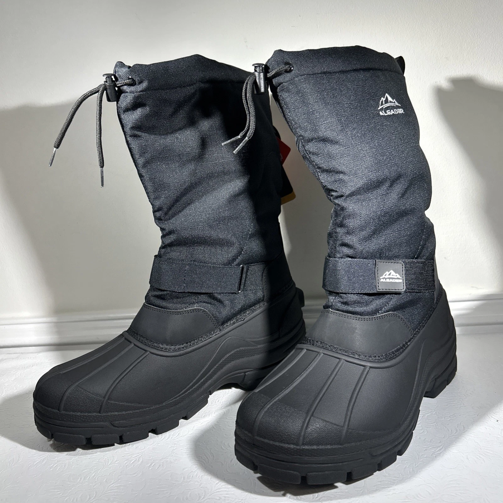 ALEADER Snow Boots Men's Winter Waterproof Insulated Shell Warm Comfortable 12
