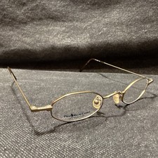POLO Spell Out NEW Vintage RALPH LAUREN 389 Stainless Narrow GLASSES Frame 41