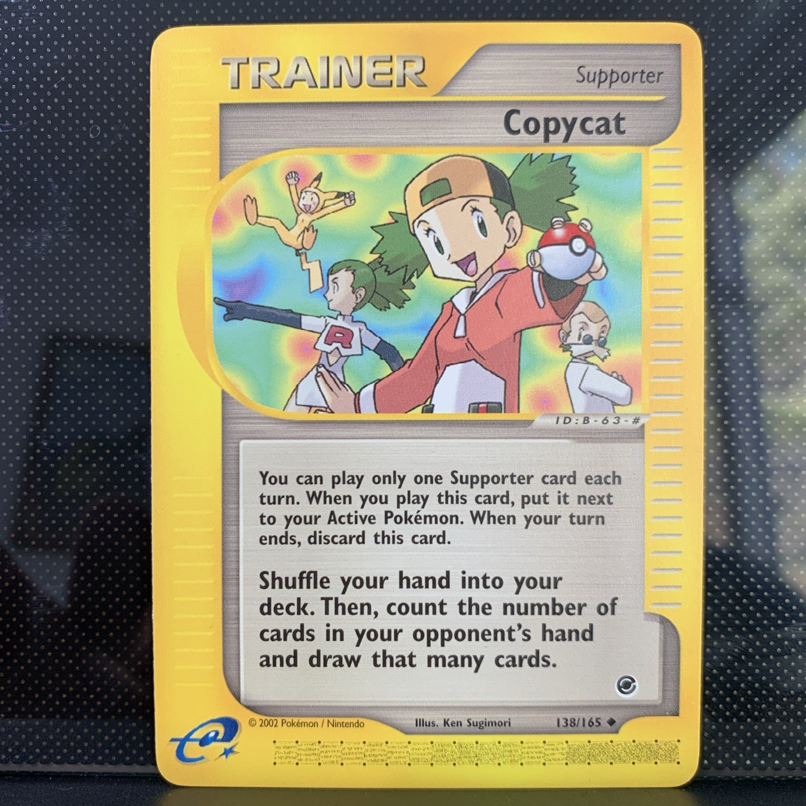 Pokemon TCG Trainer Expedition Base Set 138/165 Copycat Ken Sugimori NM