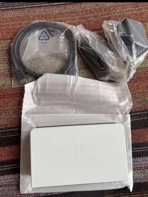 [Neu] ORIGINAL Nintendo Switch Dock Set Weiß(white) Version Garantie bis 12.2027