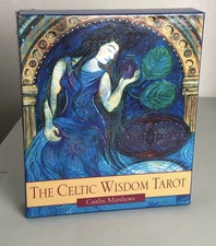 THE CELTIC WISDOM TAROT Book and Deck by Caitlín Matthews NEW IN BOX VTG 1999