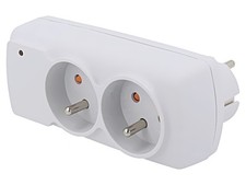 ACAR MINI CO Steckdosenleiste: Absichernd Buchsen: 2 230VAC 10A weiss HSK DATA