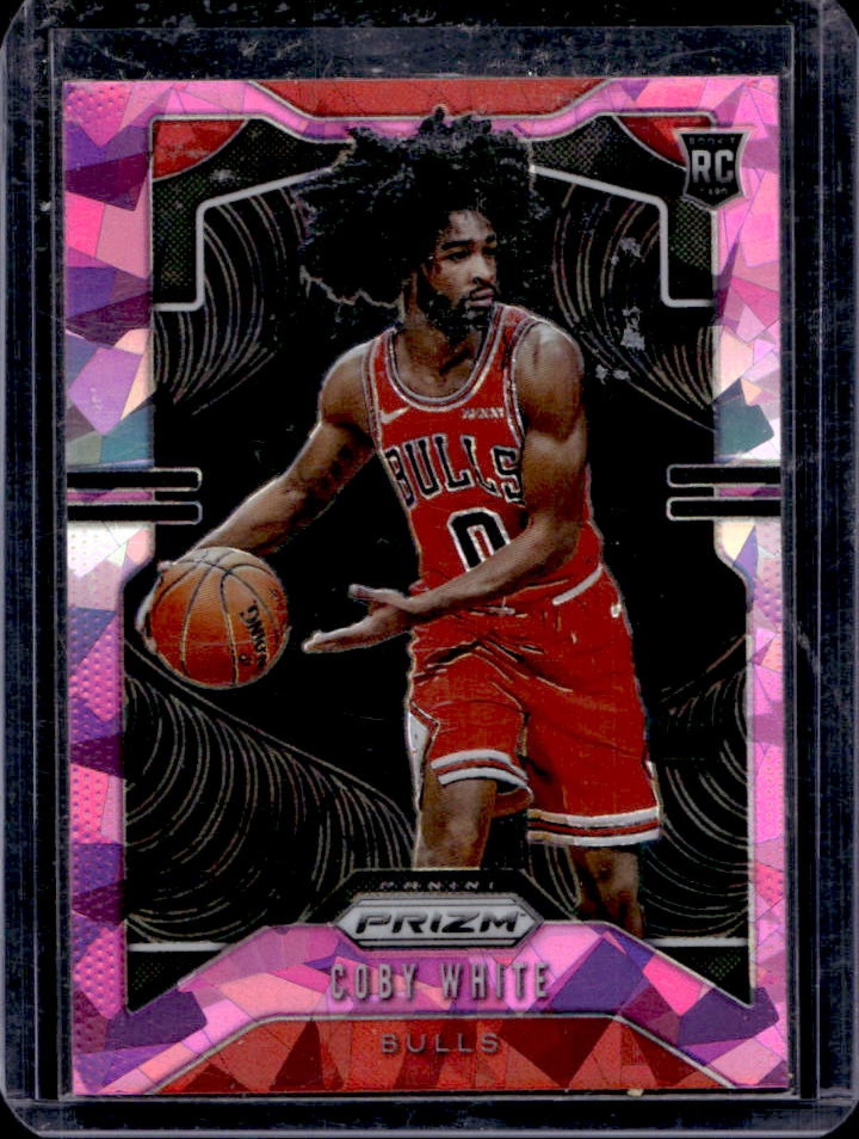 2019-20 Prizm Coby White RC Prizm Pink Ice Rookie #253 Bulls