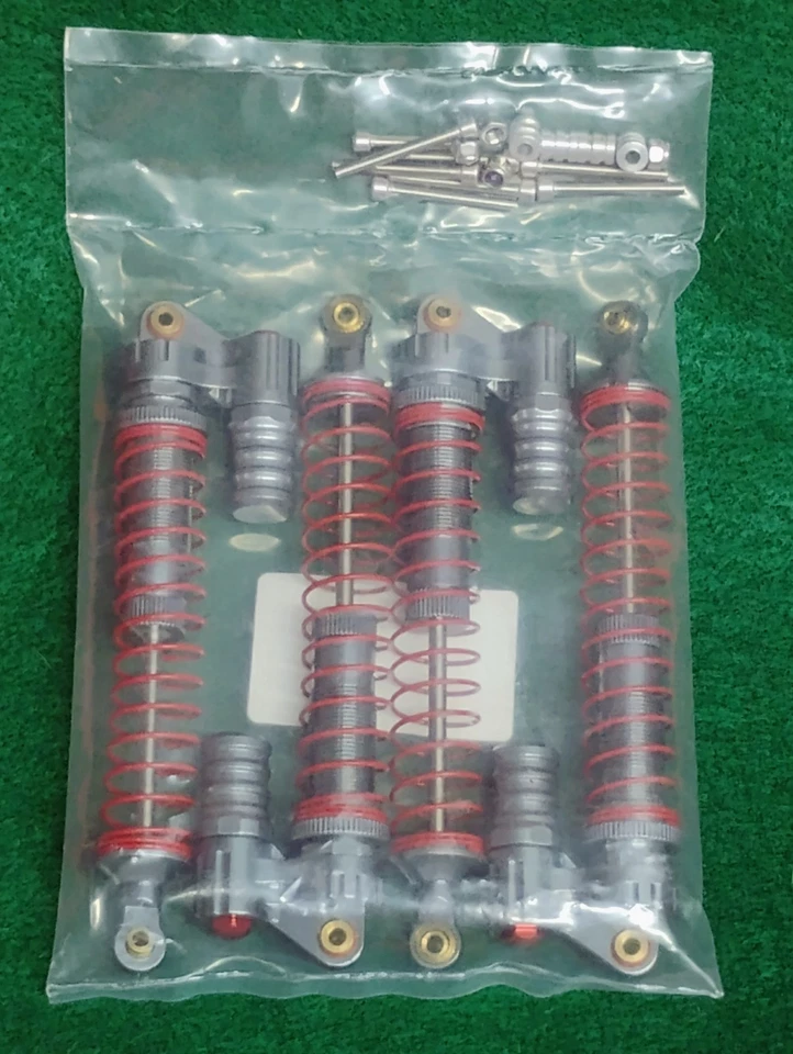 RC Alum Piggyback Adjustable Shocks Crawler or HPI BAJA 5B/5T/5SC Axial Titanium - Image 4 of 4