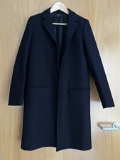 COS  Womens Wool Coat Dark Navy Size 36/UK8-10