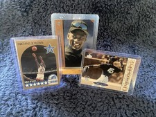 Michael Jordan Bulls + White Sox Baseball Cards Lot Upper Deck Scrapbook #45