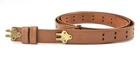 M1907 Military Leather Rifle Sling WW2 Marked Brass Hardware Garand Springfield