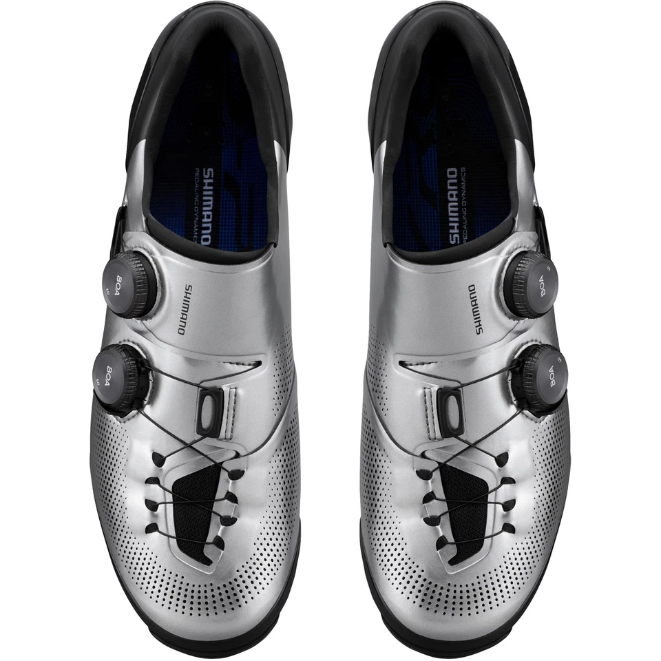 Zapatos sin clip Shimano MTB XC9 carbono S-PHYRE SH-XC903S bicicleta de montaña - plateados Foto 4 de 4