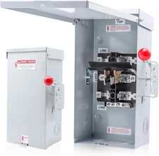 100A 24000W Generator Transfer Switch – Manual Double-Throw, NEMA 3R Rated