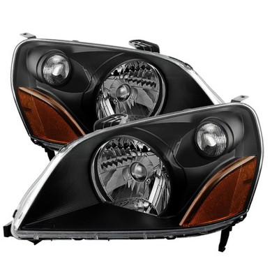 xTune Auto 9023699 Crystal Headlights Black/Clear for 03-05 Honda Pilot