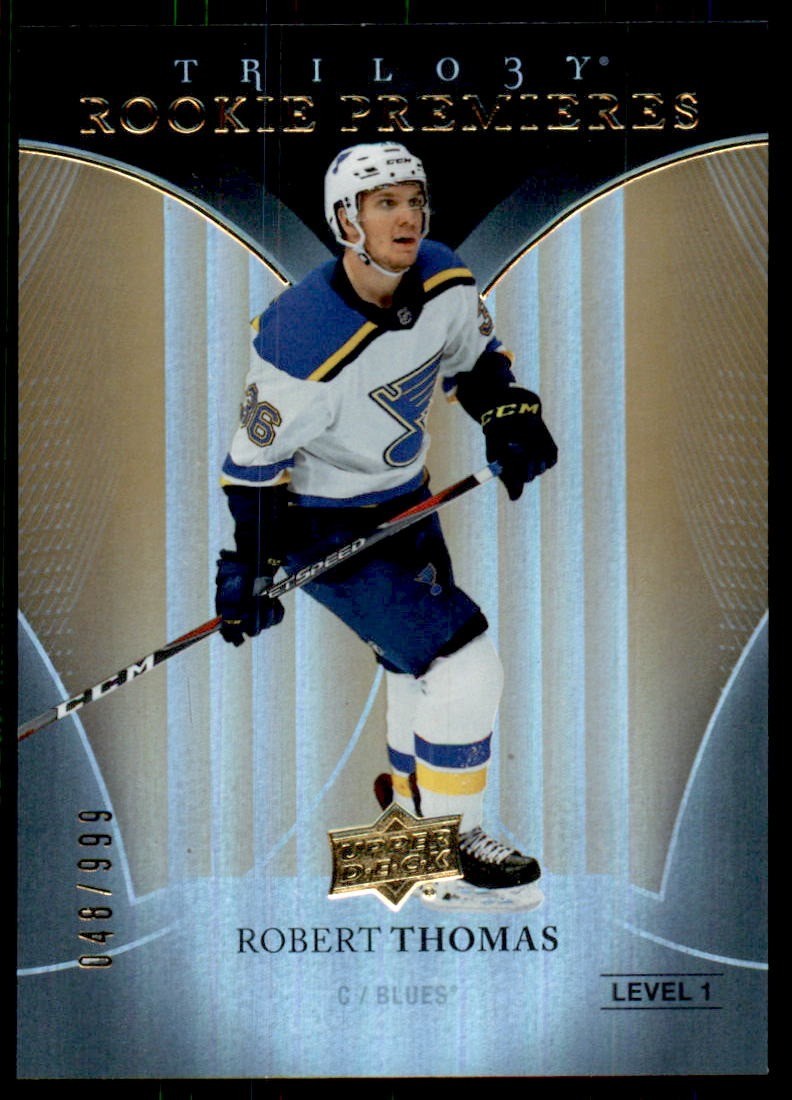 2018-19 Upper Deck Trilogy #74 Robert Thomas #/999 RC