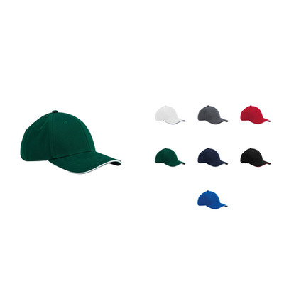 Beechfield EarthAware  Classic Organic Cotton 6-Panel Cap - Sandwich Peak