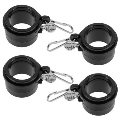  4 Pcs Fahnenmast-befestigungsringe Fahnenmast-Clips Fahnenmastreparatur