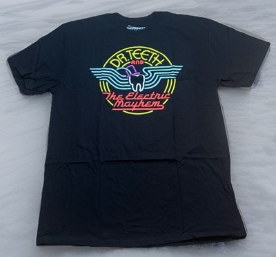 Disney The Muppets Dr. Teeth & The Electric Mayhem Band T-Shirt NEW 2XL Concert