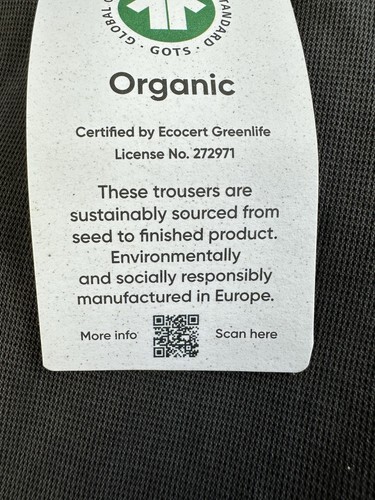 Meyer Chicago Trousers Men Size 52 US 36 X 33 Dark Grey Organic Cotton Pant $295 - Picture 7 of 24