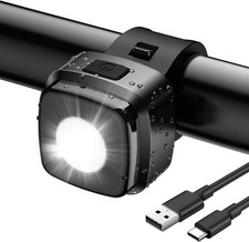 LED Fahrradlicht Vorne USB Aufladbar StVZO Fahrradlampe IPX5 Wasserdicht 600mAh.